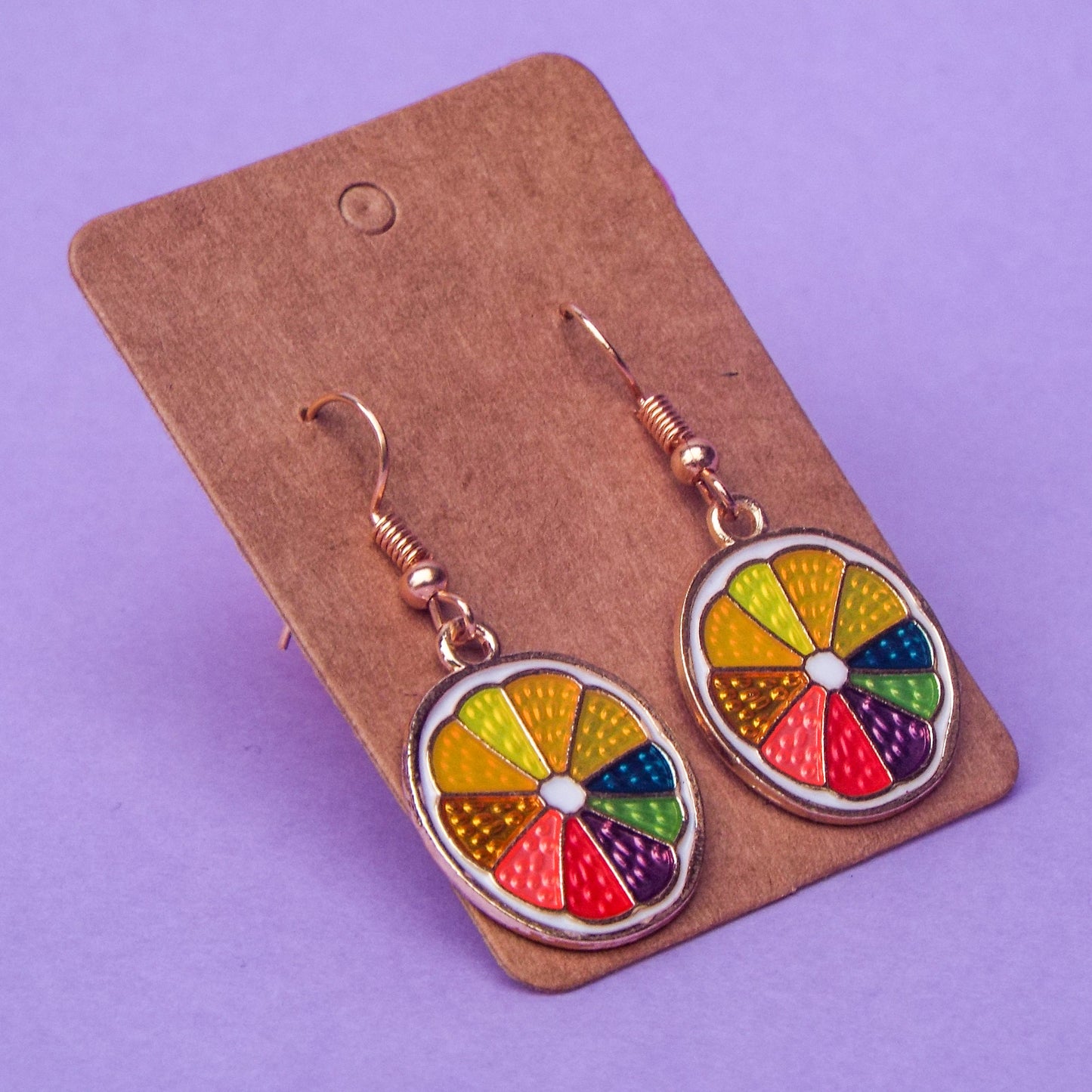 Aros de Naranja Colorida
