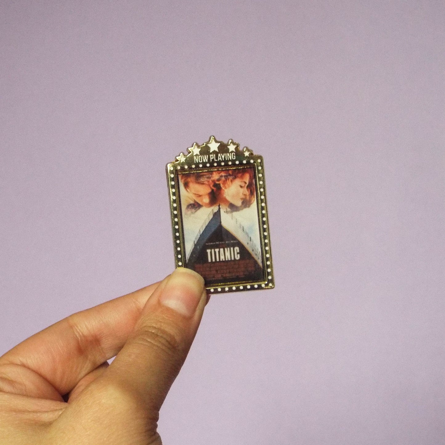 Pin de Película Personalizado - Letrero de Cine Vintage