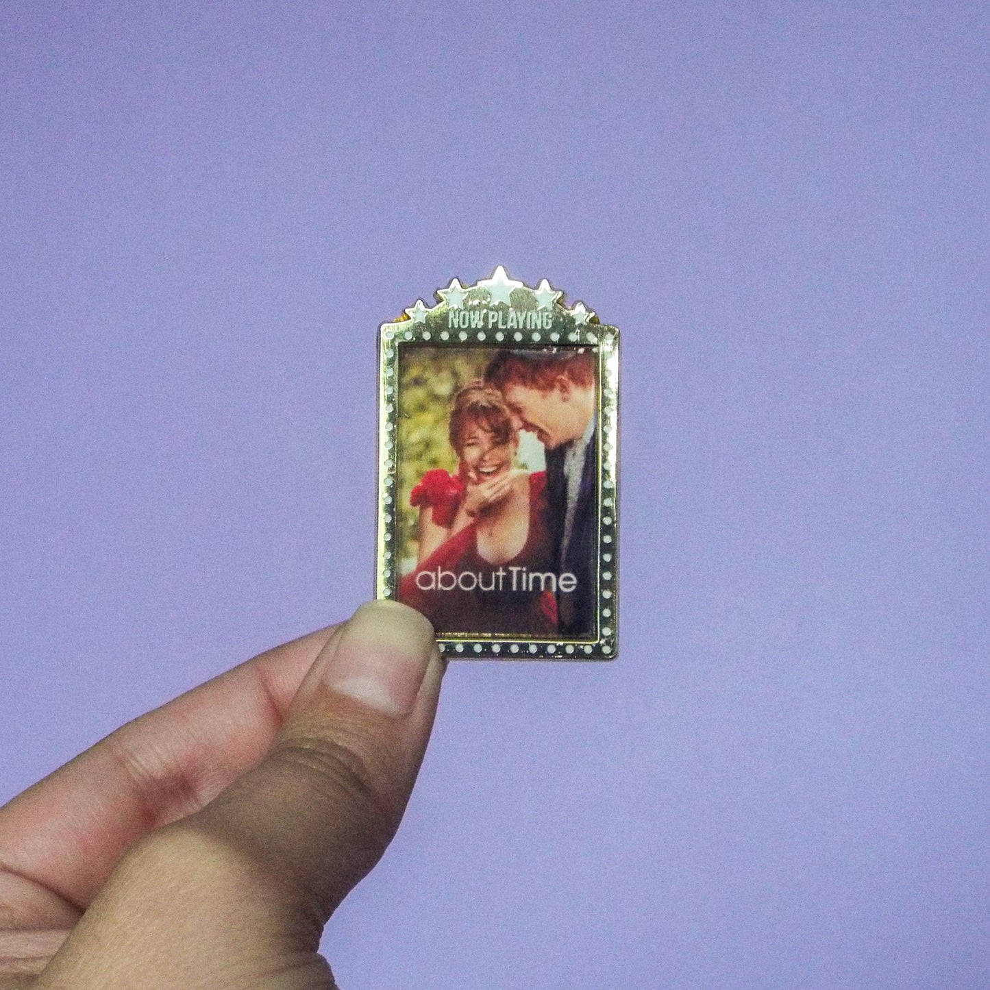 Pin de Película Personalizado - Letrero de Cine Vintage