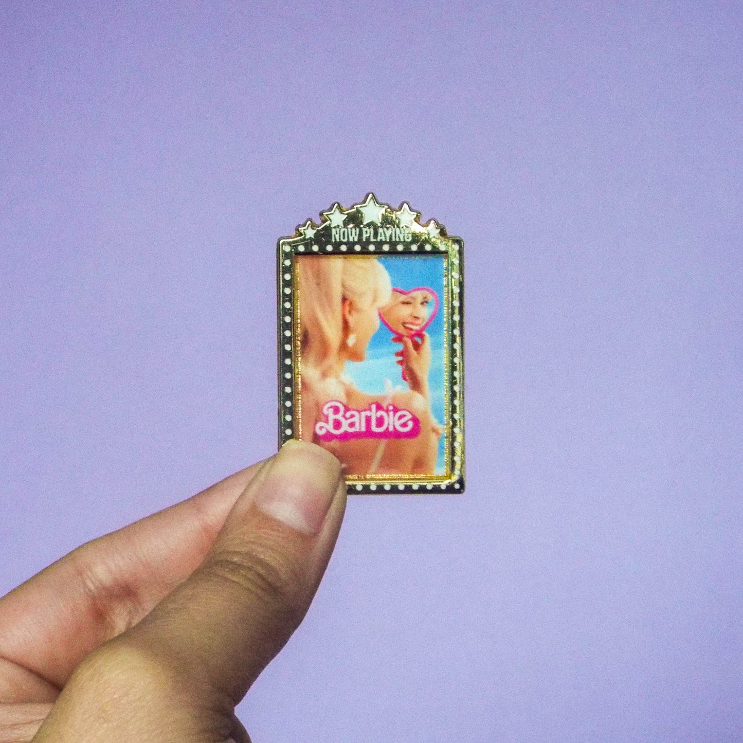 Pin de Película Personalizado - Letrero de Cine Vintage