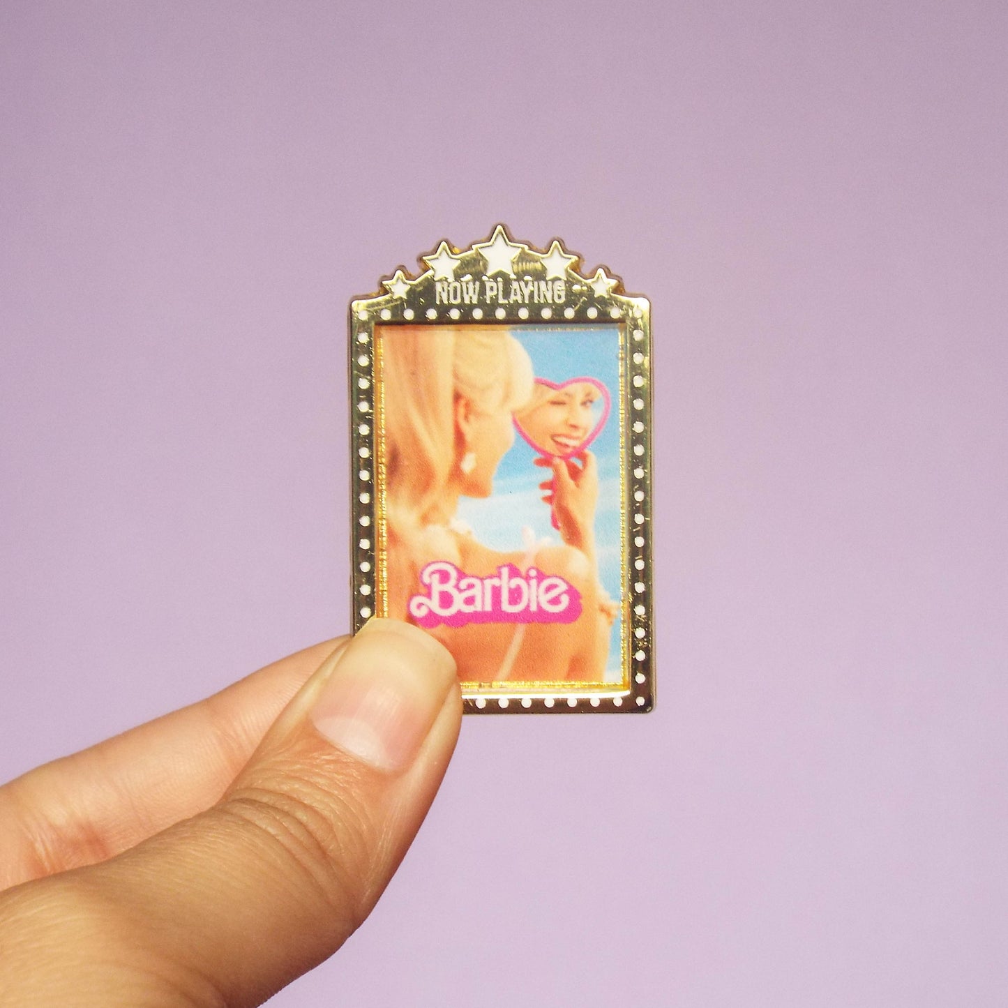 Pin de Película Personalizado - Letrero de Cine Vintage