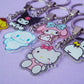 Llaveros Sanrio - Pompompurin, Pochacco, Cinnamoroll, Hello Kitty, Kuromi, My Melody